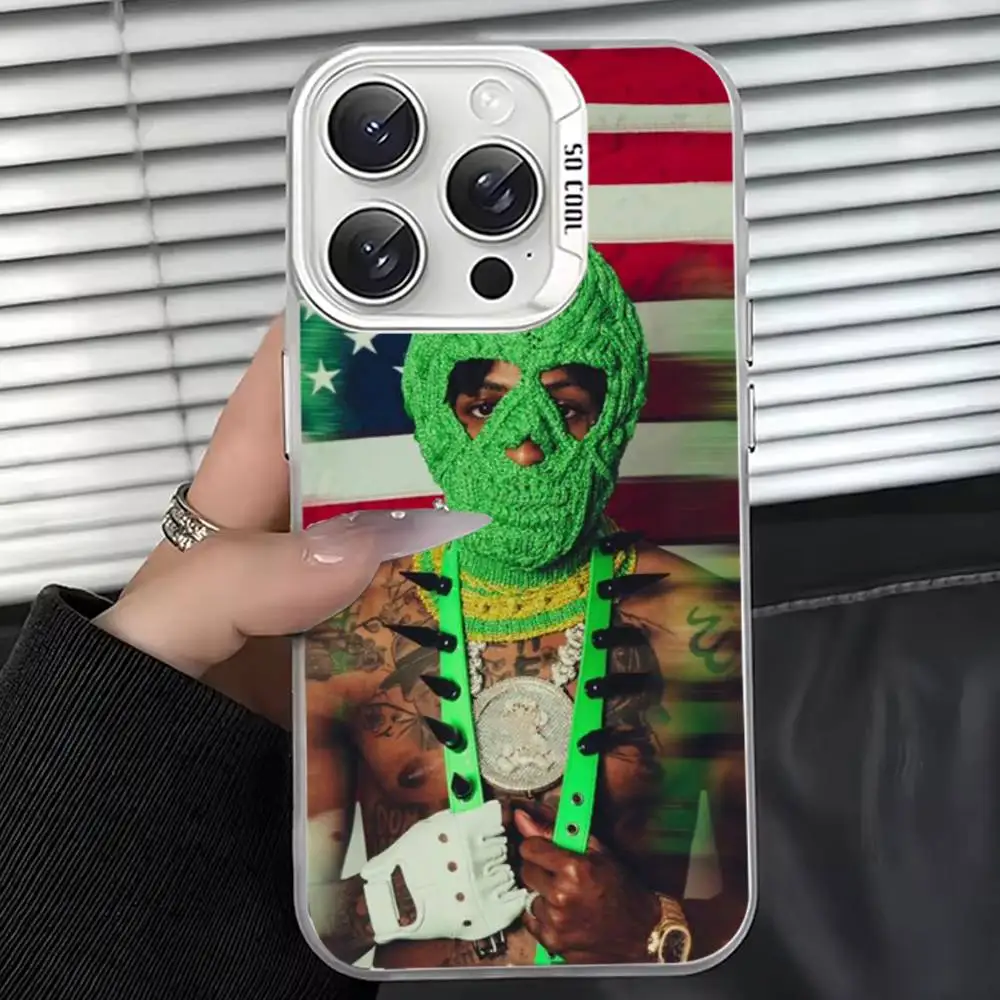 Y-YoungBoyS M-MASA لهاتف iPhone 15,16,17,11,13,12,14,Pro,SE4,Max,Plus,Air,Mini حافظة هاتف صلبة بيضاء مضادة للسقوط #2