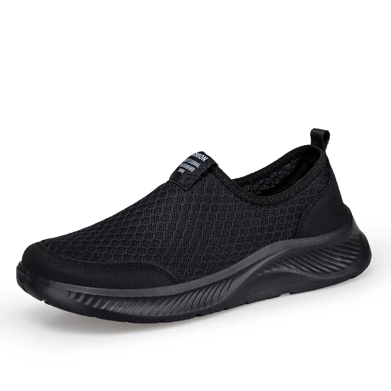 

Мужские кроссовки из дышащей сетки, повседневная обувь для мужчин, уличные нескользящие лоферы больших размеров, легкие мужские теннисные туфли для ходьбы 2026