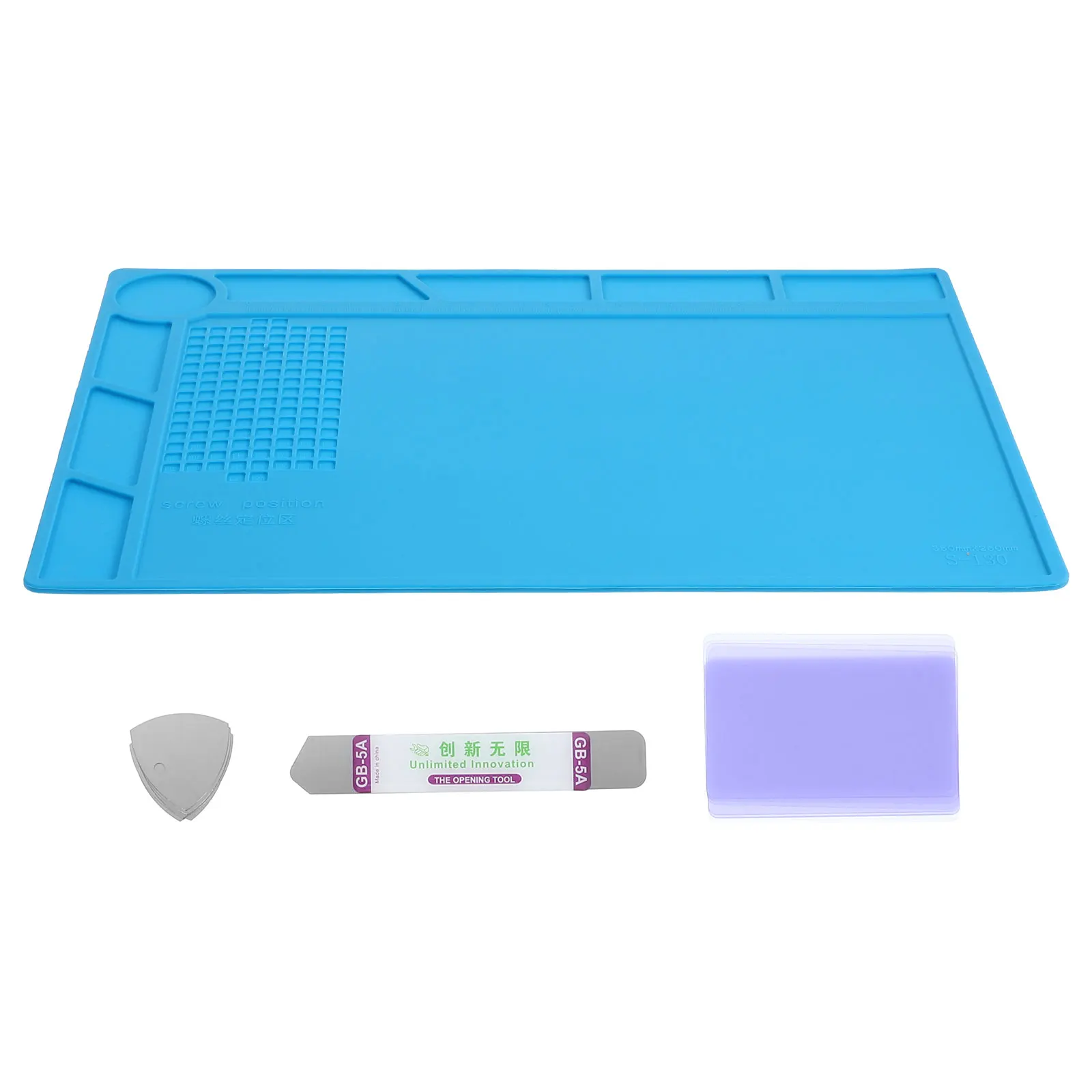 Silicone Soldering Mat Repair Table Workbench Multifunction Insulated Protection Pad Heat Resistant Large Size for soldering