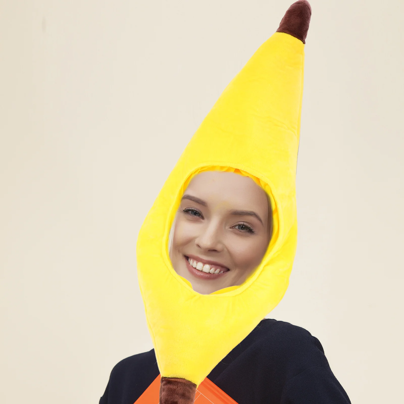 

Halloween Banana Headgear Accessories Cap Composite Sponge Hats for Men Party Novelty