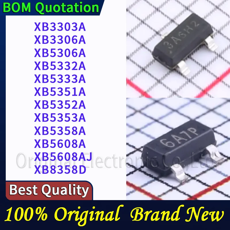 

10 шт./лот XB3303A XB3306A XB5306A XB5332A XB5333A XB5351A XB5352A XB5353A XB5358A XB5608A XB5608AJ XB8358D