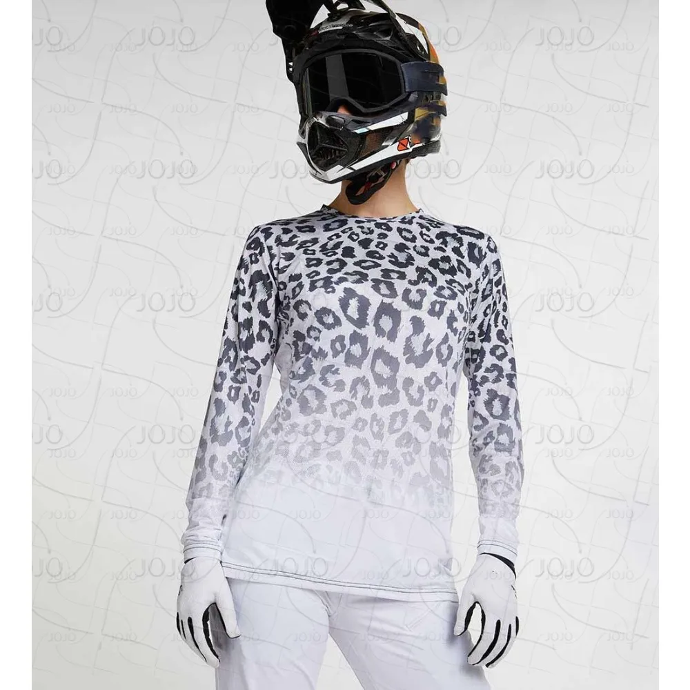 Camiseta de motocicleta BMX, camisetas para bicicleta de montaña y descenso, camisetas todoterreno DH Balck, ropa deportiva para Motocross