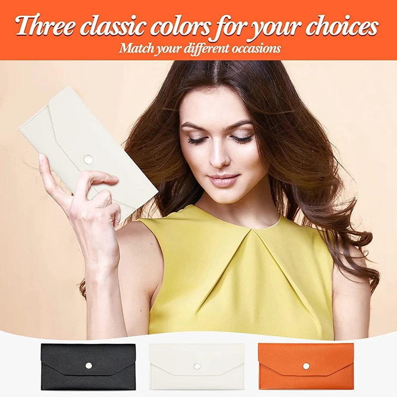 合成皮革の軍封筒,再利用可能,防水,予算システム,現金管理