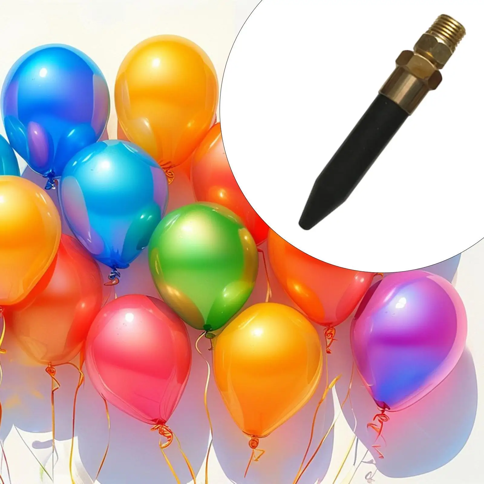 Gummi-Inflator, Neigungsventil, Helium-Ballon-Luftdüse für Ballonkünstler
