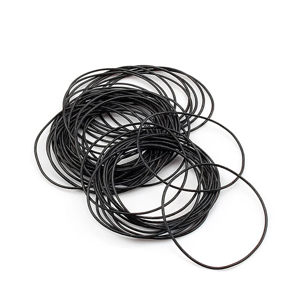 

Watch Seal Washers Rubber O-Ring 0.5mm Round Waterproof Gaskets Waterproof Ring for Watch Replacement Watchmaker