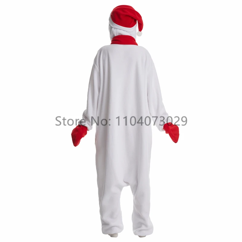 Onesieshow Animal Kigurumi Pyjamas Halloween Onesies Adult Cartoon White Pajama Cosplay Party Costume Women Homewear Christmas
