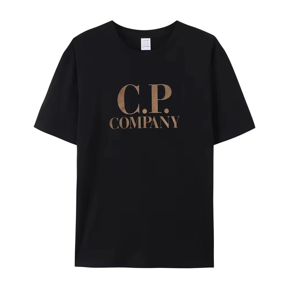 2025 Women T-shirt Classic CP Print Brand Short Sleeve Tshirt Clothing Luxury Designer Tee Men Cotton T Shirt Summer Tops