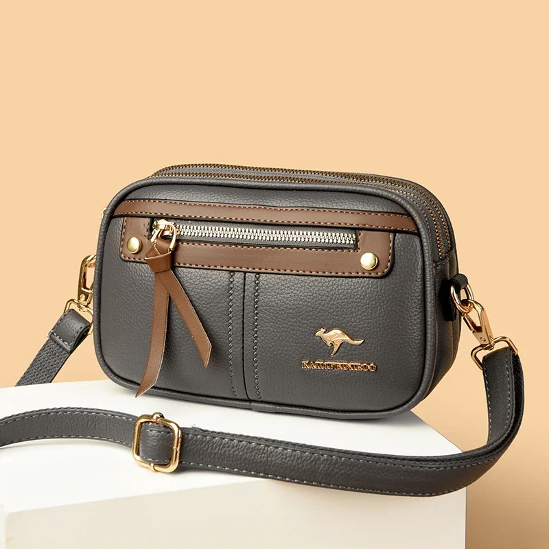 High quality PU Casual Women Cross Body Small Messenger Bag Handbag Shoulder Over Bags Fashion Women\'s Lightweight Underarm Bag