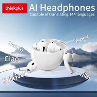 Thinkplus AI Translator Earbuds Wireless Bluetooth Headphones  Real-Time Multi-Language Communication Supports 144 Languages