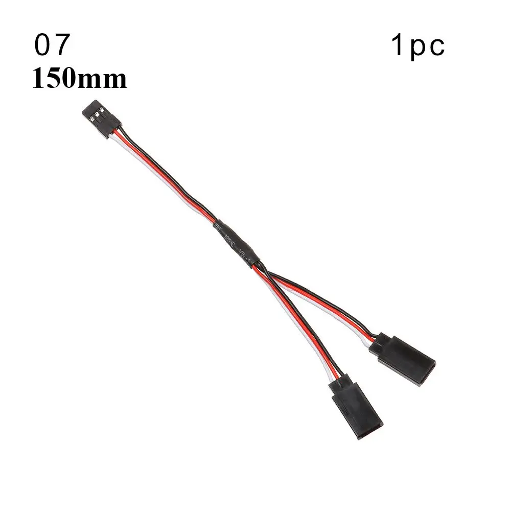 

1/5pcs 100mm/150mm/200mm/300mm/500mm Rc Cable Wire Lead Cable Extension Y Extension Cord RC Model Wire RC Servo Lead