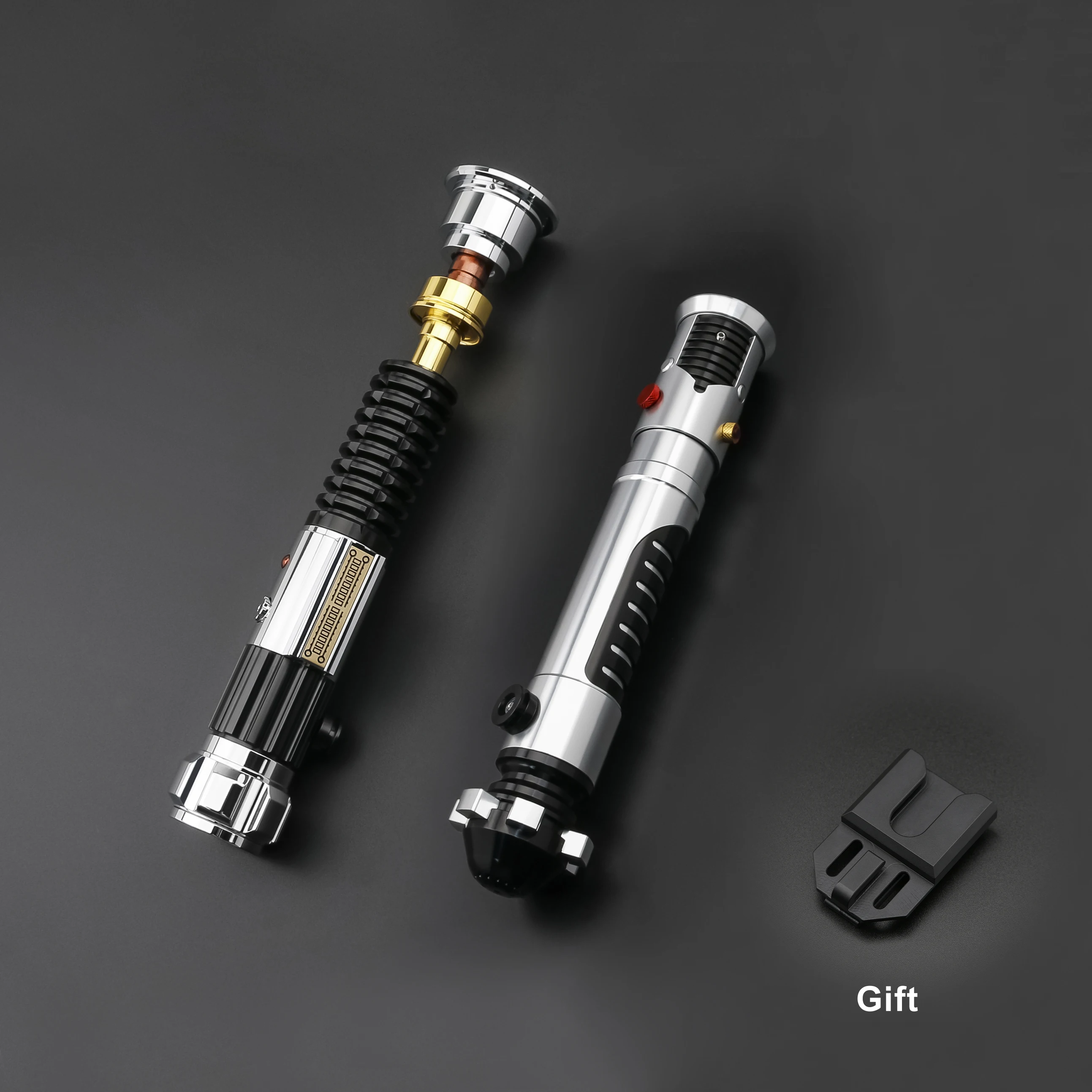 

TXQ OBI Wan Luminous Toy Lightsaber NO blade Smooth Swing Combat Skywalke Gift JEDI Sword Metal Saber Force Glow Proffie SNV4