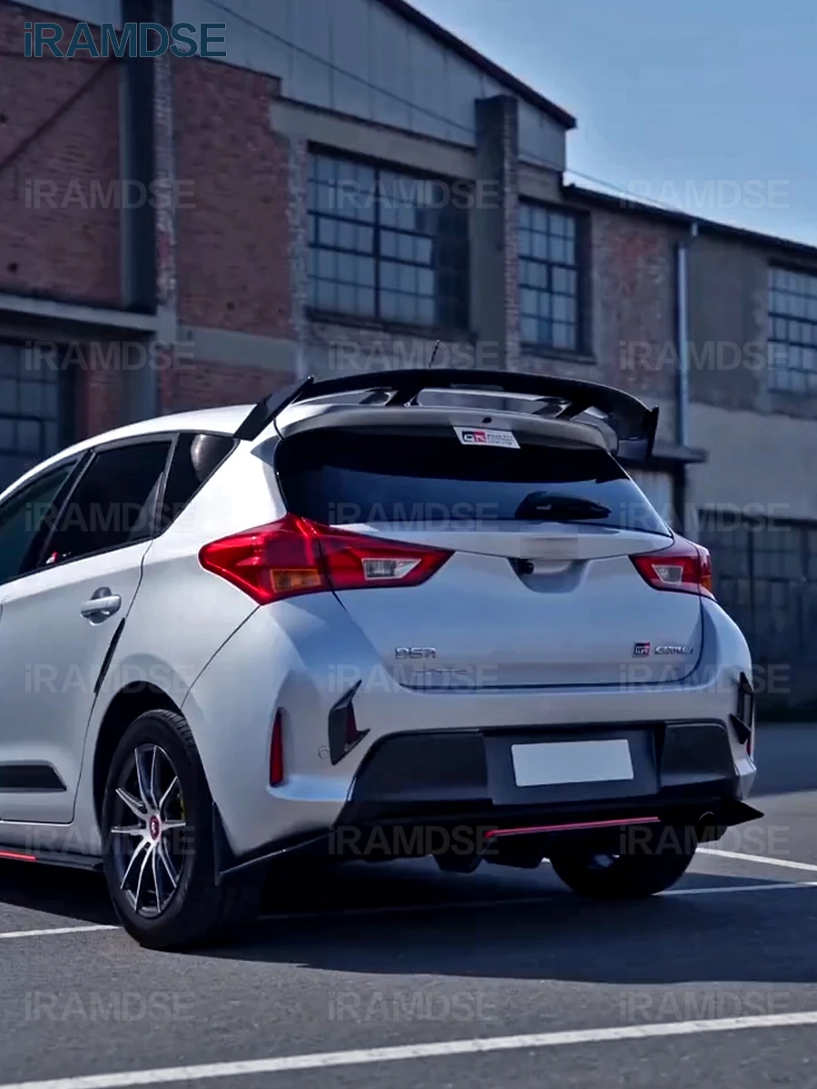 

Glossy Black Aerodynamic Spoiler for Toyota Corolla GR Auris Scion iM Hatchback Type TE Car Rear Exterior Accessory