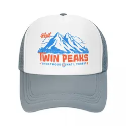 Twin Peaks nowe letnie Plus rozmiar Streetwear siatkowe czapki baseballowe unisex sportowy kapelusz przeciwsłoneczny oddychający poliester letnia czapka typu Trucker