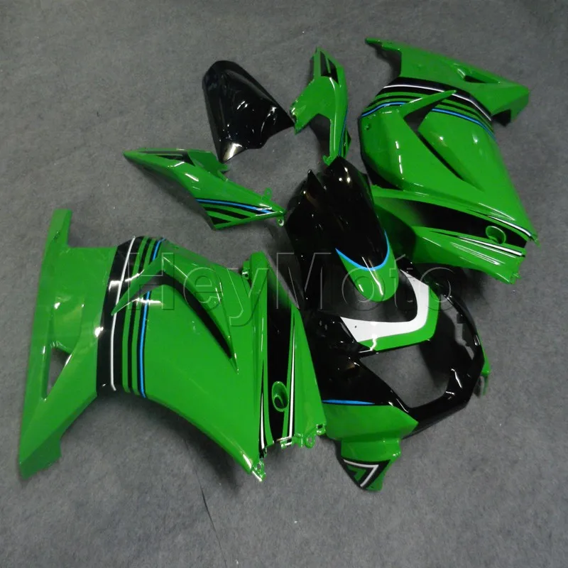 injection Fairings kit for ZX250R EX250 2008 2009 2010 2011 green EX 250 08 09 10 11 12 ABS Plastic Bodywork Set