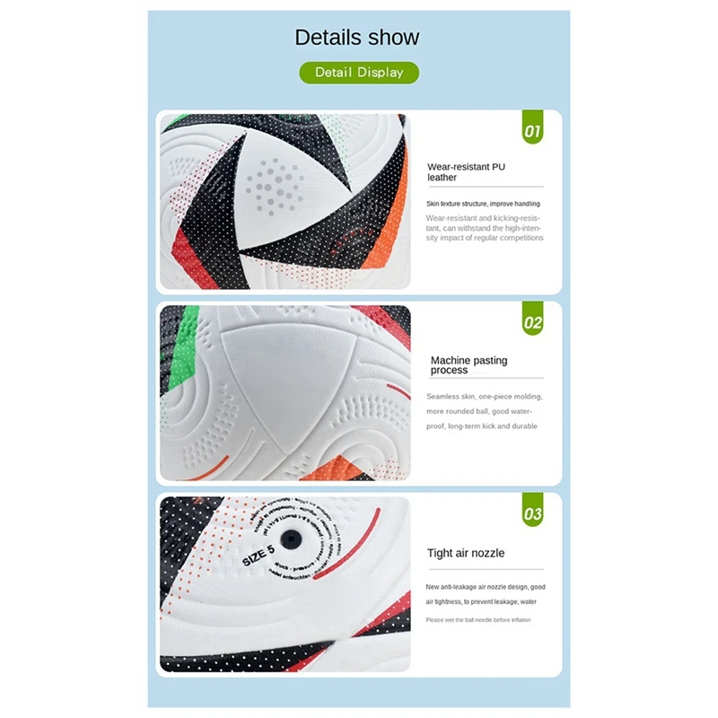 Football Children Youth Adult Training Match Ball Club League Wear-Resistant Football