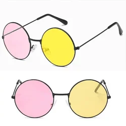 Men Spamton Cosplay Glasses Boss Spamton Cosplay  Mixed Color Sunglasses Cos Prop Round Frame Sunglasses Halloween Accessories