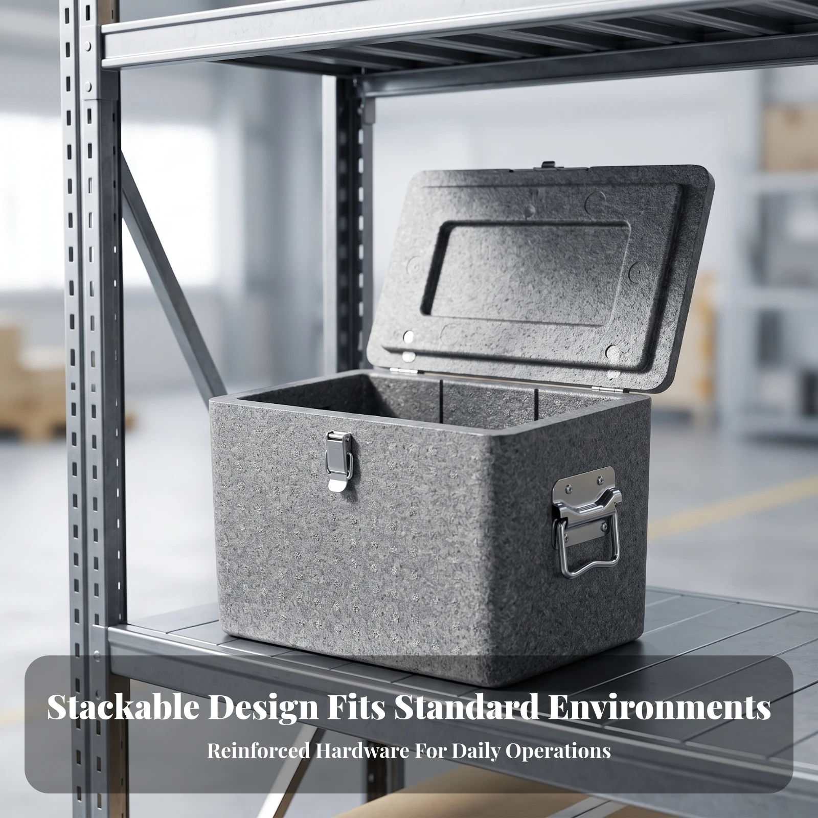 Insulated Foam Box Compact Expanded Polypropylene Cooler Box Foam Cooler Container Cold Chain Small-Volume for Caterers