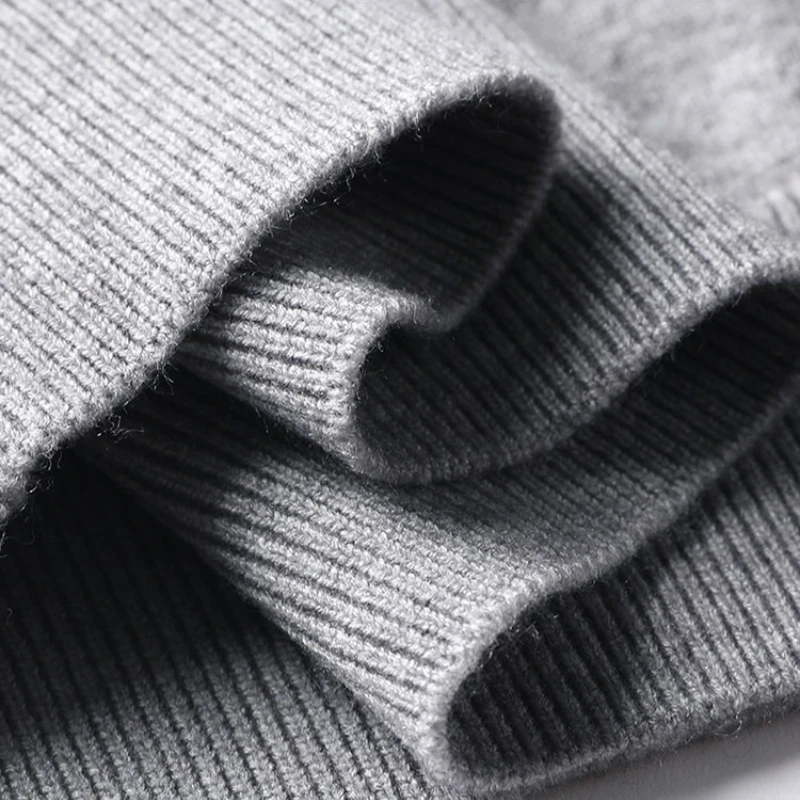 سترة رجالية مكونة من طبقتين، هيكل محبوك بياقة قميص، ألياف صوف ميرينو الأسترالية المخلوطة، مكتب الأعمال #4