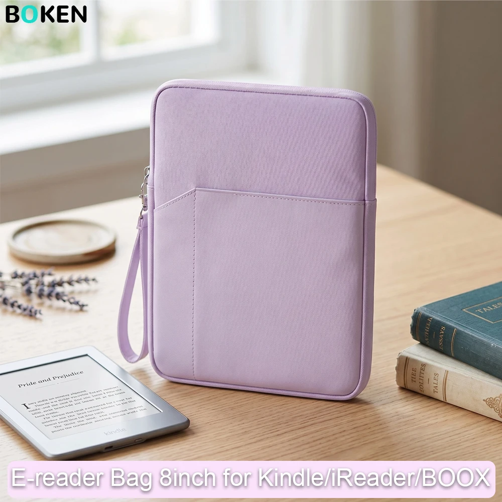 Funda Protectora para Tablet de 8 Pulgadas, Bolsa Resistente para E-Reader, Compatible con iPad Mini, Boox, Kindle Oasis, OPPO Pad Mini, Bolsa de Libro de Bolsillo