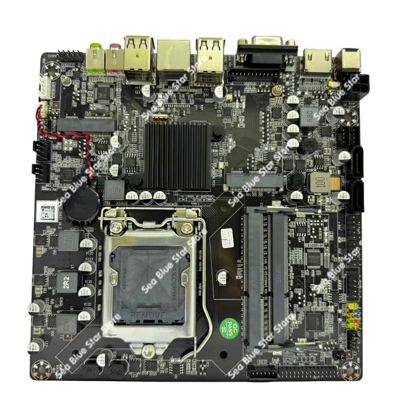 ITX industrial control main board H61T-1155 pins DDR3 notebook dual memory slot 2 3rd generation CPU