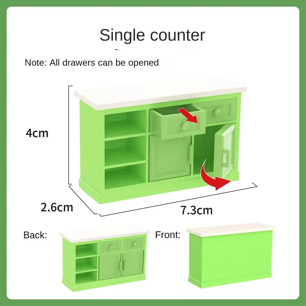 Household Dollhouse Miniature Furniture Accessories Lifelike Shooting Props Electrical Model DIY Supermarket Ornaments