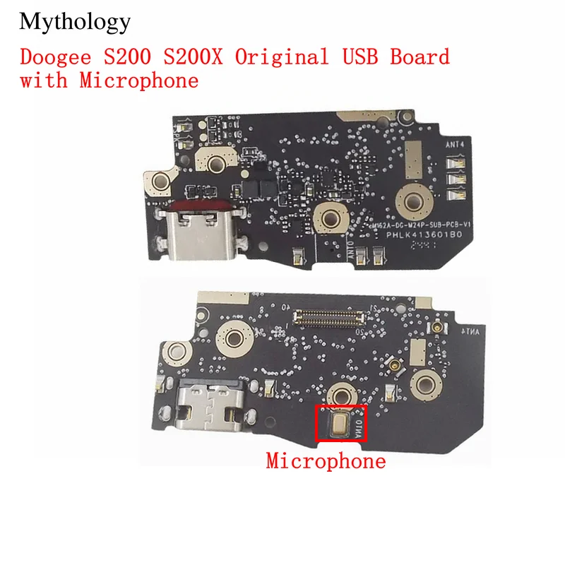 Original USB Board For Doogee S200 S200X USB Charging Microphone Charger Circuits Dock Connector Smartphone Repair Parts