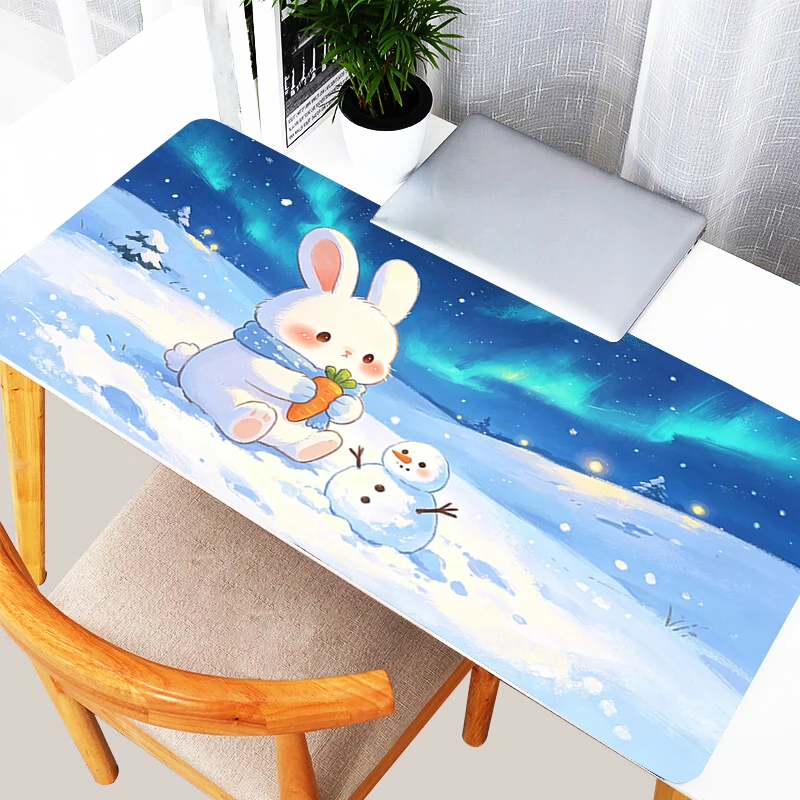 Cartoon Mouse Pad Animation Office E-sports Gaming Table Mat carpet Computer Keyboard Pad Cute Rabbit