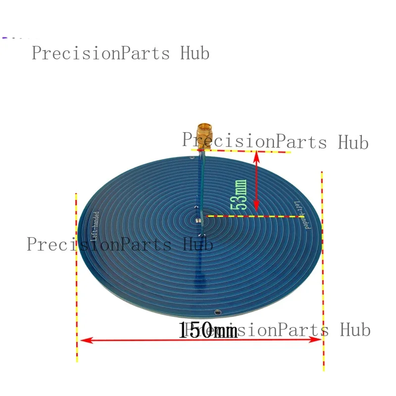 

UWB - 0.6-7GHz Ultra-Wideband Archimedes Spiral Antenna Left And Right Circular Polarization