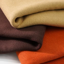 500gsm Thick Sweater Fabric 100% Cotton French Terry Fabric for Sewing Winter Hoodie, Sports Pants DIY Material By Half Meters