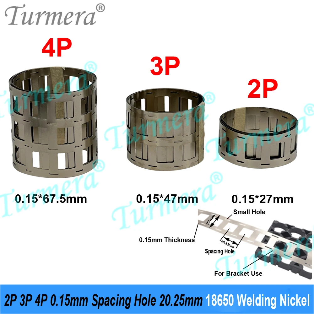 Turmera 18650 Holder 3X5 3X6 4X5 4X6 5X6 Battery Bracket 2P 3P 4P Weld Nickel Spacing Hole 20.25mm for 12V 48V Battery Pack Use - view 6