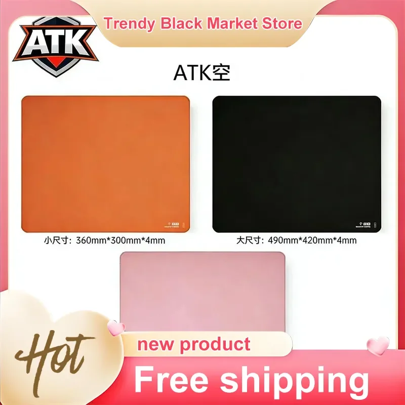 Genuine ATK Kong Xsoft Esports Mouse Pad For 60%-80% Mechanical Keyboard Anti Slip Pad Desktop Gaming Gears PORON CSGO For Game