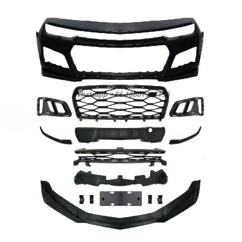 

Car Body Kit M3 Style Car Front Bumper for Camaro 7th Generation ZL1 2019-2023 Body Kit With Grille