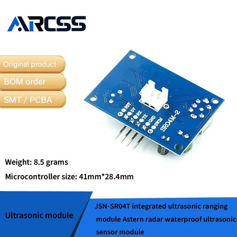 JSN-SR04T وحدة تتراوح بالموجات فوق الصوتية المتكاملة وحدة استشعار بالموجات فوق الصوتية المقاومة للماء من رادار أستيرن