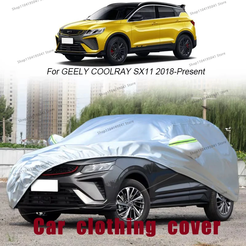 

Для Geely coolray Full Автомобильный чехол Rain Frost Snow Автомобильный защитный чехол, защита от ультрафиолета, защита автомобильной краски