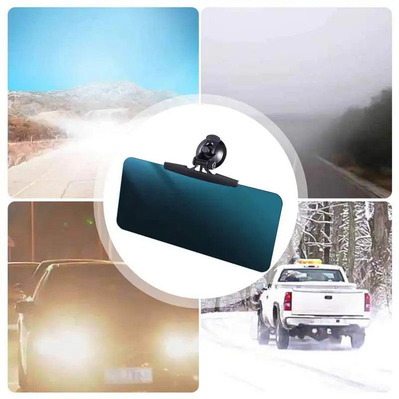 Adjustable Sun Visor For Car Suction Cup Anti-Glare Sun Visor Black Sun-Proof Sunvisors User Friendly Car Visor For Eye Car Tool