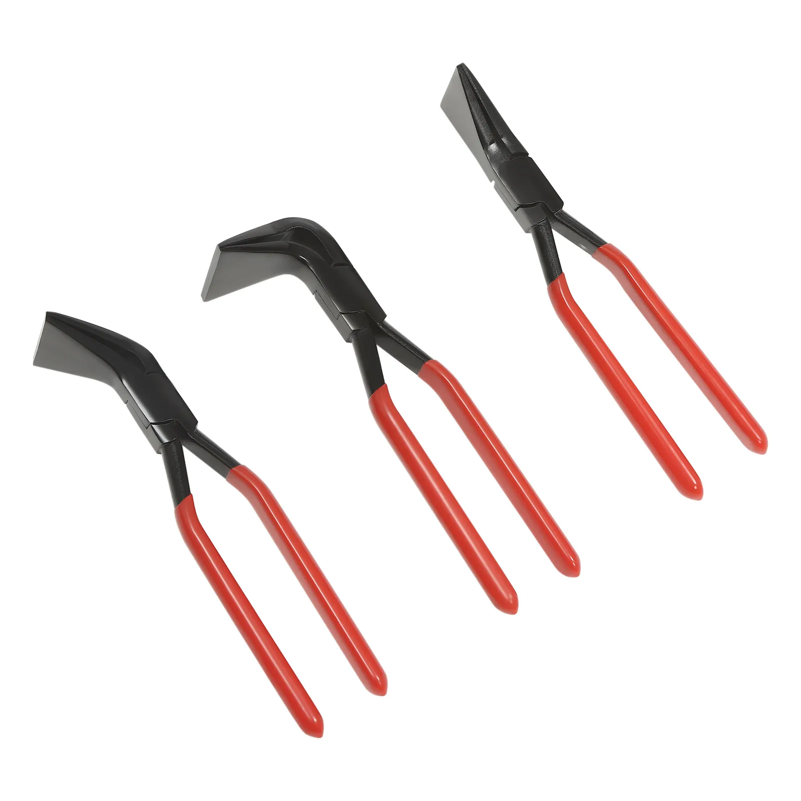 3-Piece Hand Seamers Sheet Metal Tools, Straight, 45° & 90° Bending Pliers, Carbon Steel, Non-Slip Handle, for Thin Gauge Metal, Flat Aluminum, Metal Roofing, Automotive Repair