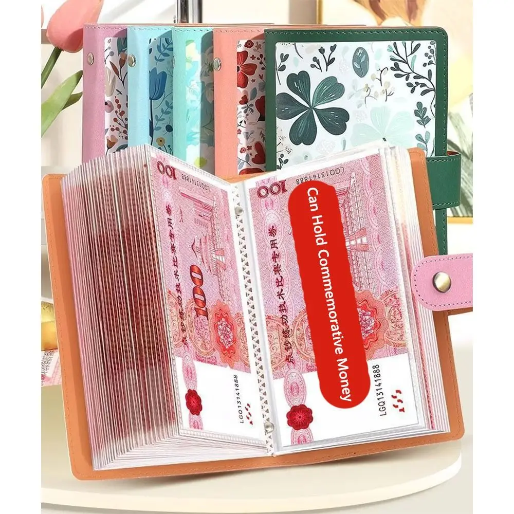 

100 конвертов для экономии денег Challeng PU Многофункциональная мини-переплет для экономии Водонепроницаемая многоразовая