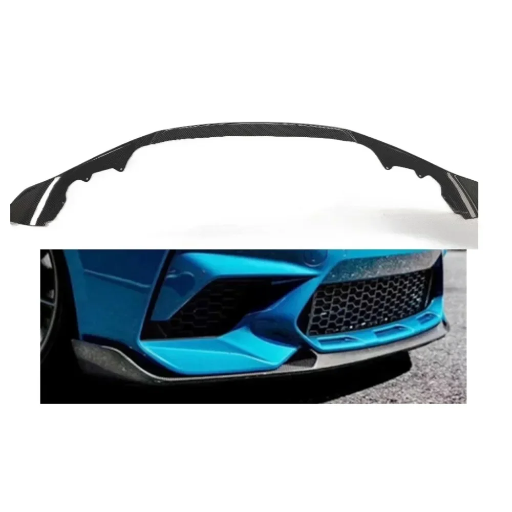 

New! Dry Carbon Fiber Front Bumper Lip Front Lip Spoiler for BMW MP Style M2C F87 Car Accessories Body Kits Automotive