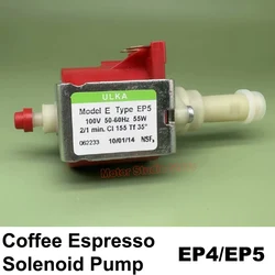 Bomba de émbolo electromagnético ULKA EP4/EP5, electromagnética de agua para máquina de café, 55W, CA 100V, 50-60HZ