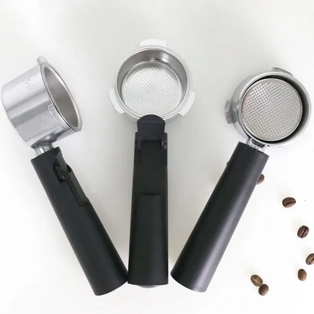 

51mm Coffee Portafilter 3 Ears Stainless Steel Espresso Filter Handle Bottomless Coffee Machine Replacement Parts Barista