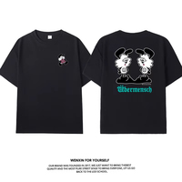 The New Cartoon Cotton Short-sleeved T-shirt of The Same Style As G-Dragon GD's 2025 Concert in Osaka Japan As A Supporting