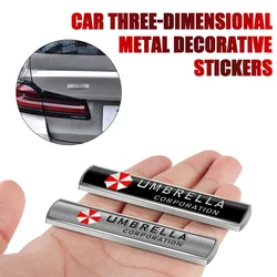 3D Metal Car Styling Umbrella Corporation Emblem Car Body Side Window Badge Sticker Auto Accessories