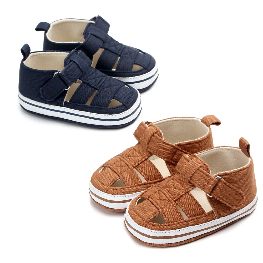 Baby breathable toe-covered shoes summer and spring baby walking shoes