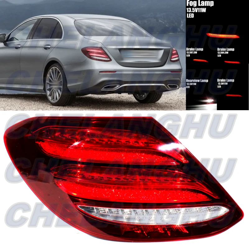 LED Tail Light For Benz E200 E220d E350d W213 Left-hand drive 2017 2018 2019 2020 1pc Left Side Rear Lamp Car accessories