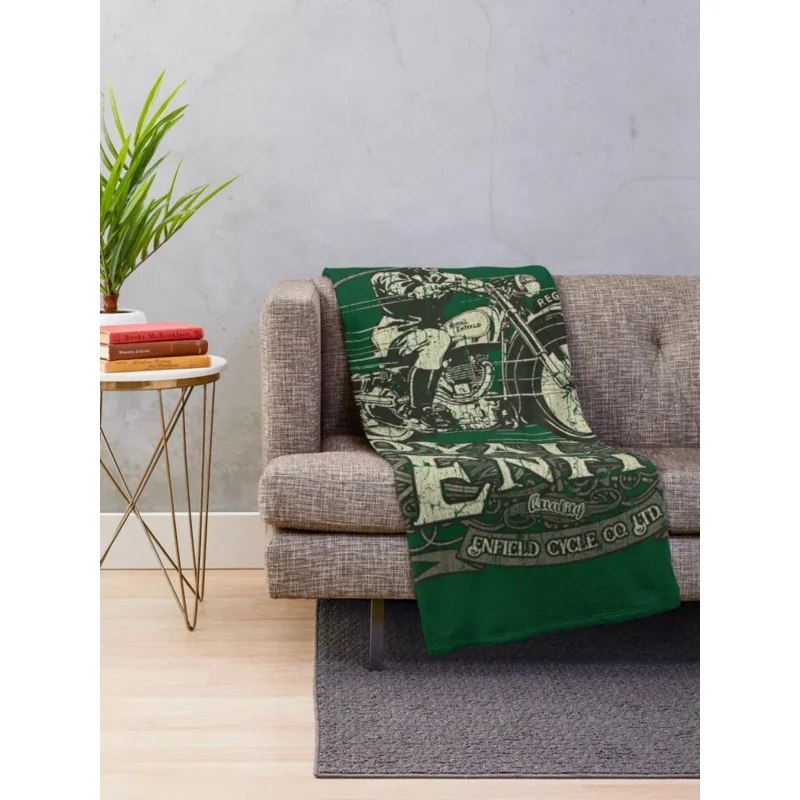 Enfield Cycle Co. Ltd. 1901 Throw Blanket Comfortable Blanket sofa