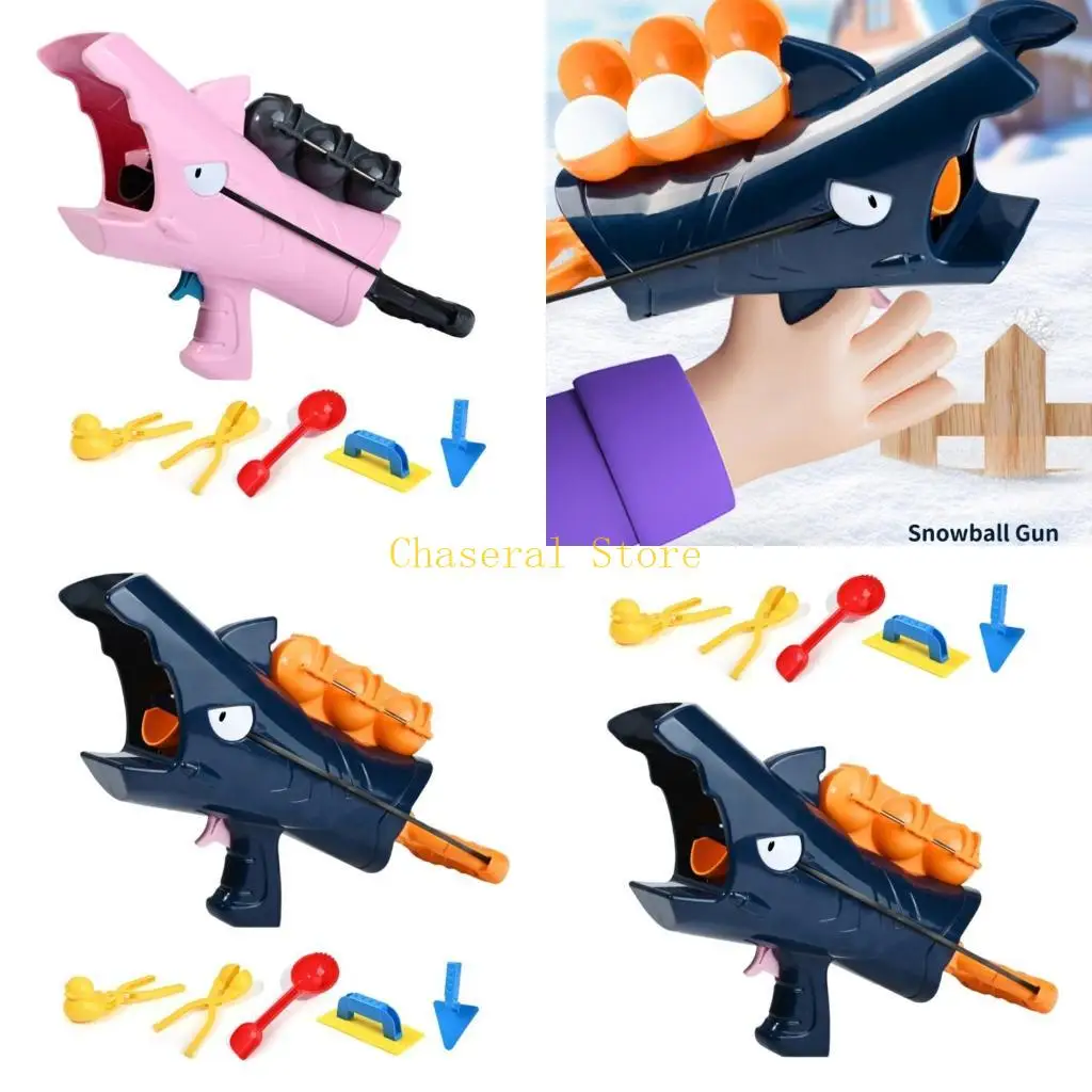 E7ce Snowballs Maker Mold with Snowballs Blasters Gunsランチャー、スノーボールメーカーのおもちゃ