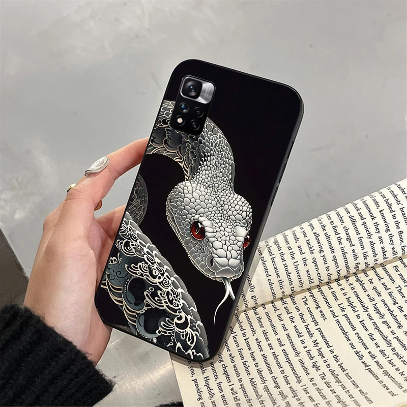 

Snake Art Carcasa Funda Phone Case For Xiaomi Redmi note 14 ProPlus 14 13 12 11 10 Pro 14S 12S 11S Redmi 14C 13C