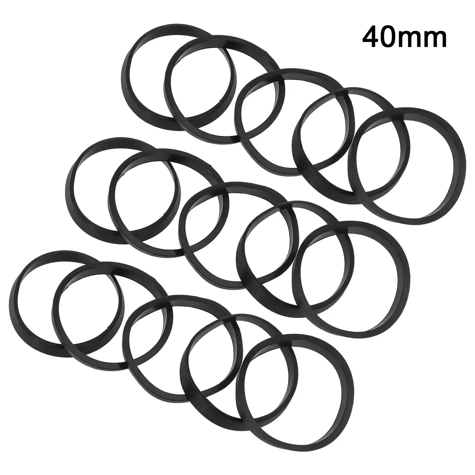 6/15pcs Rubber Gasket Conical Sealing Gasket For 40mm Drainage Leak-proof Sealing Gaskets For Vegetable Basin Drainer Pipes