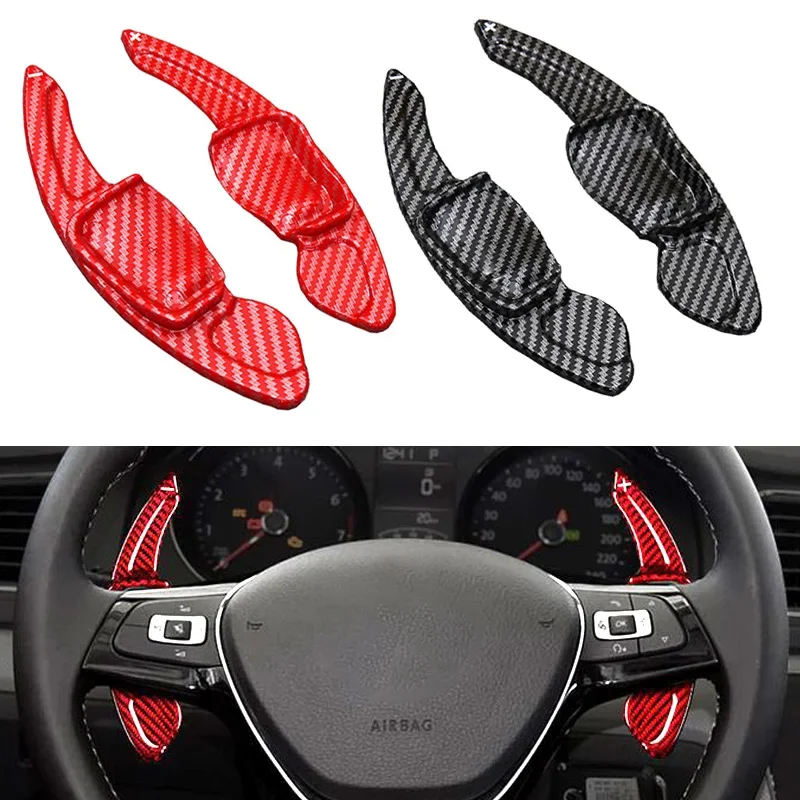 For Volkswagen VW Tiguan Scirocco Sharan CC Golf 6 Touareg Lavida Car Steering Wheel Shift Paddle Shifter Extended ABS Extension