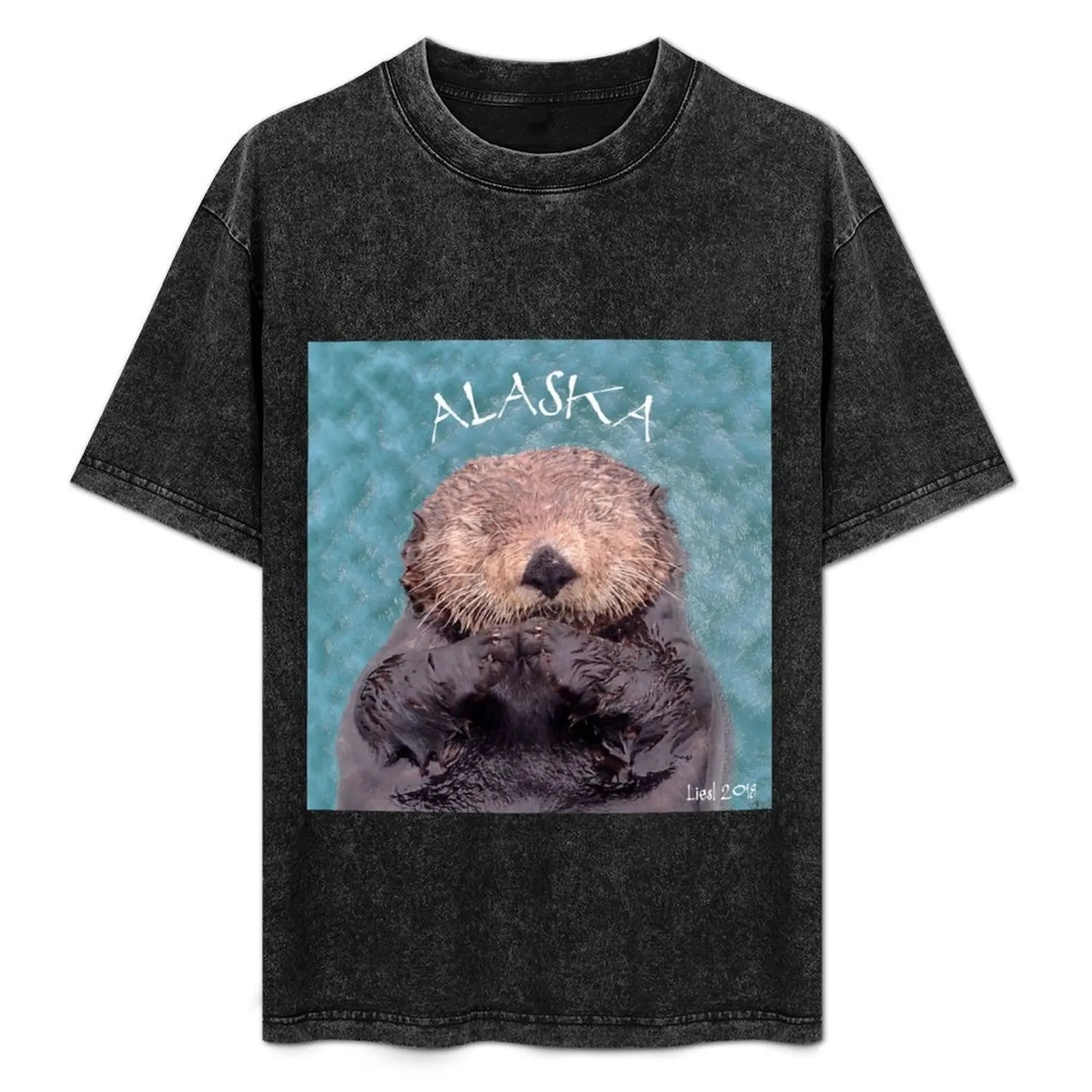 

Alaskan Sea Otter T-Shirt Athletic Quick Dry T-Shirt for Men